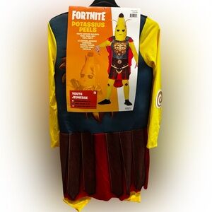 Fortnite Potasius Peels banana costume NEW YL 10-12